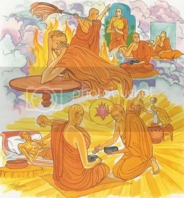 Kinh Pháp Cú với 423 bài kệ và hình vẽ minh hoạ 254