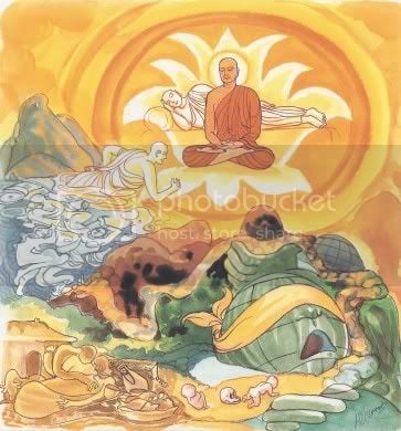 Kinh Pháp Cú với 423 bài kệ và hình vẽ minh hoạ 354