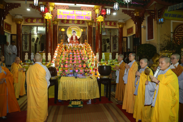 Đại lễ cầu an tại chùa Bảo Quang. Ảnh internet