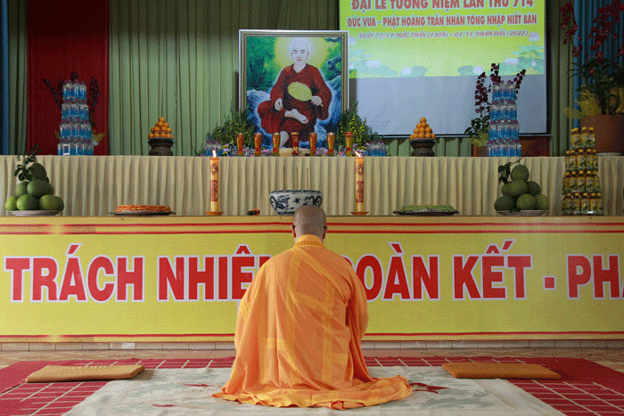 Tiền Giang: Lễ Tưởng niệm 714 năm Phật Hoàng Trần Nhân Tông nhập Niết Bàn