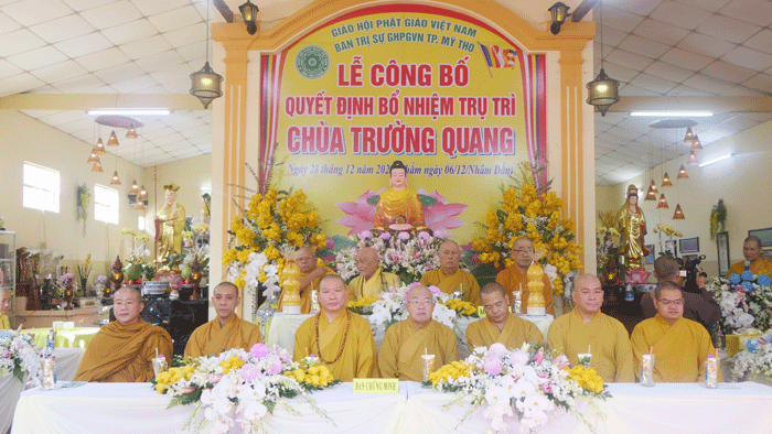 Tiền Giang bổ nhiệm Trụ trì chùa Trường Quang cho Ni sư Thích Nữ Hải Nguyệt