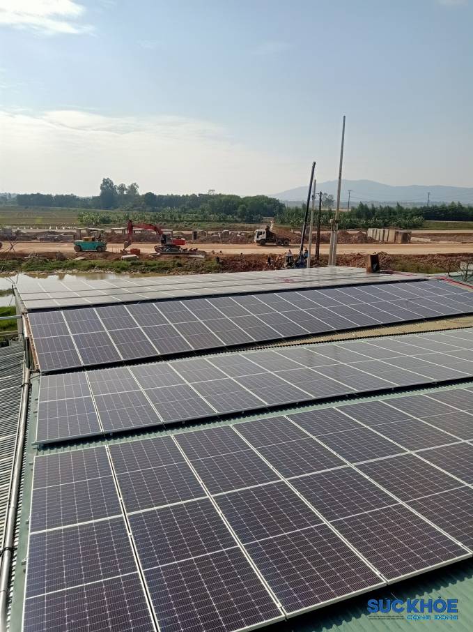 Dự án điện năng lượng mặt trời do Công ty Solar Power cung cấp vật tư thiết bị (Hình ảnh do Solar Power cung cấp)