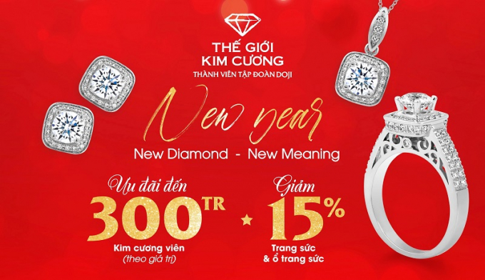 Mang nguồn cảm hứng tươi mới, các dòng sản phẩm kim cương viên, trang sức kim cương của Thế Giới Kim Cương sẽ mang đến diện mạo mới cho mỗi khách hàng.