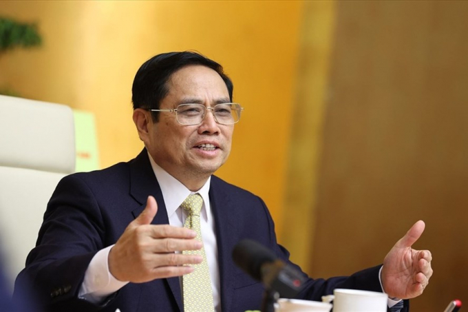 Thủ tướng Chính phủ Phạm Minh Chính yêu cầu xây dựng kế hoạch bảo đảm vaccine phòng chống COVID-19. Ảnh: TTXVN