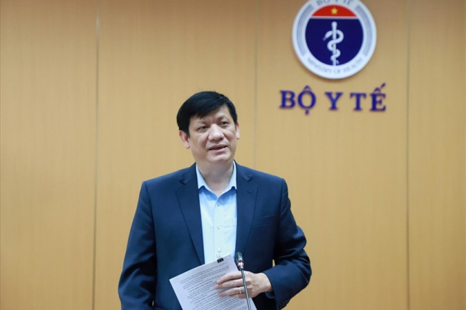 Bộ trưởng Bộ Y tế Nguyễn Thanh Long chủ trì cuộc họp. Ảnh: Bộ Y tế