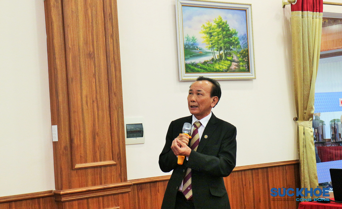 ThS. Ngô Quốc Luật - Viện trưởng Viện Công nghệ Đại Việt, Nguyên Giám đốc Trung tâm Nghiên cứu & chế biến cây thuốc Viện Dược liệu – Bộ Y tế với tham luận 