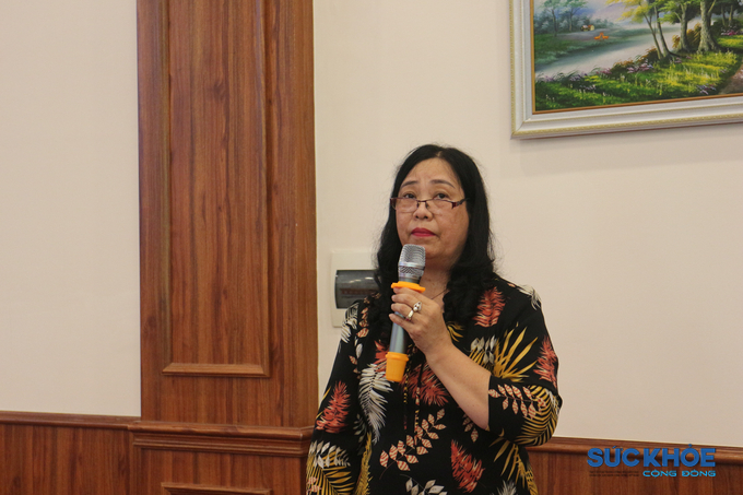 TTND.TS.BS. Đào Thị Ngọc Lan - Giám đốc Trung tâm Khoa học công nghệ chăm sóc sức khỏe cộng đồng Yên Bái tham luận 