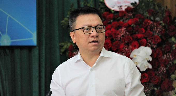 Ông Lê Quốc Minh - Tổng Biên tập Báo Nhân Dân chia sẻ tại hội thảo