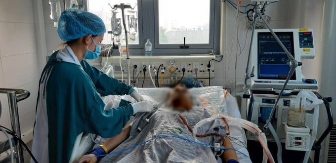 Nạn nhân thứ 5 trong vụ ngạt khí tại Công ty TNHH Deasang Việt Nam đã tử vong. Ảnh: LĐO