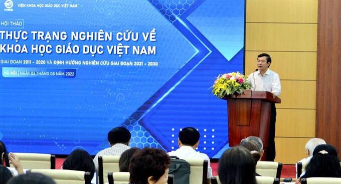 Thứ trưởng Nguyễn Văn Phúc phát biểu tại hội thảo