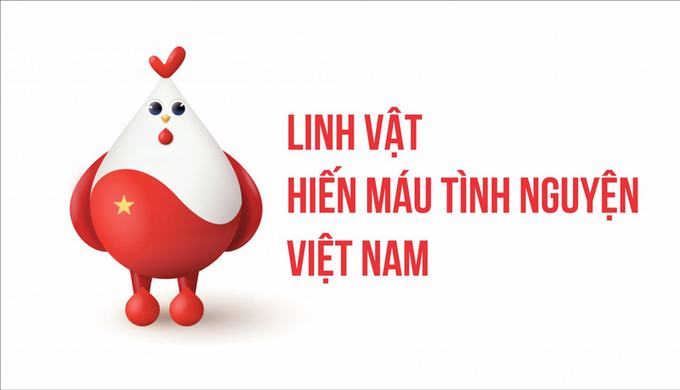 Linh vật chính thức cho phong trào hiến máu tình nguyện tại Việt Nam