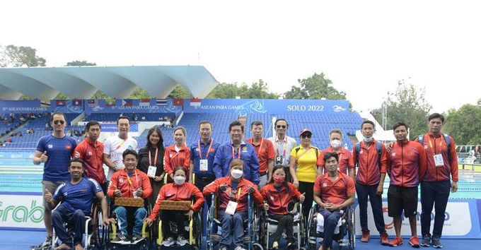 Đội tuyển bơi người khuyết tật Việt Nam thi đấu xuất sắc tại ASEAN Para Games 11