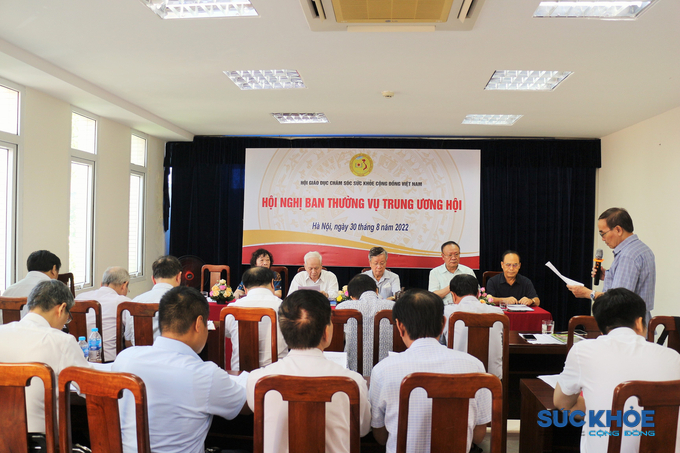Hội nghị thường kỳ Ban Thường vụ Trung ương Hội Giáo dục chăm sóc sức khỏe cộng đồng Việt Nam khóa III