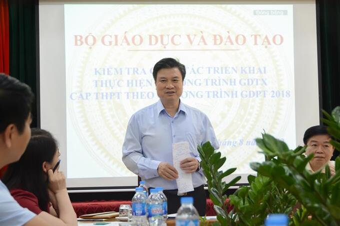 Thứ trưởng Nguyễn Hữu Độ phát biểu chỉ đạo