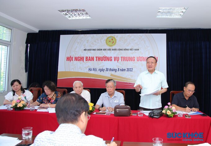 Ông Nguyễn Mạnh Thản phát hiểu tại Hội nghị