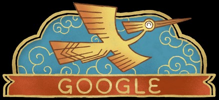 Biểu tượng chim lạc trong Google Doodle ngày Quốc khánh 2/9