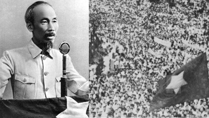 Ngày 2/9/1945, Chủ tịch Hồ Chí Minh đọc bản Tuyên ngôn độc lập khai sinh ra Nước Việt Nam Dân chủ cộng hòa