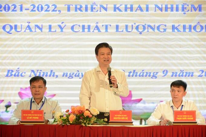 Thứ trưởng Nguyễn Hữu Độ phát biểu tại Hội nghị