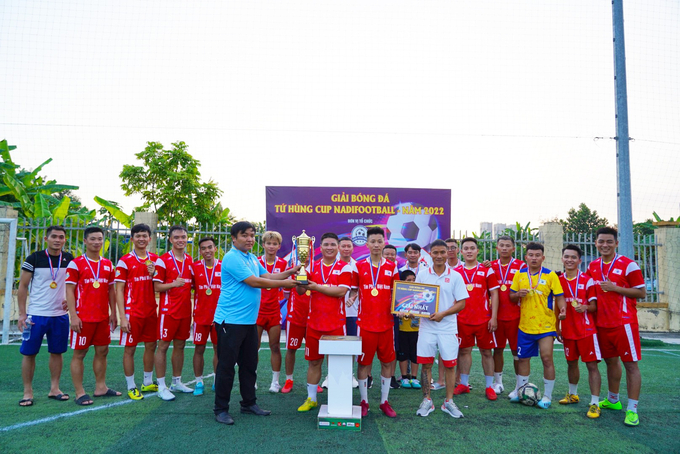 FC Liên quân Tuấn Hưng - Tín Phát Việt Nam giành chức vô địch giải Tứ hùng Cup NADIFOOTBALL lần 1 năm 2022