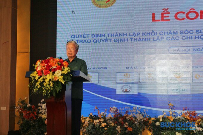 Chủ tịch GDCSSKCĐ Việt Nam Hội Nguyễn Hồng Quân phát biểu chỉ đạo