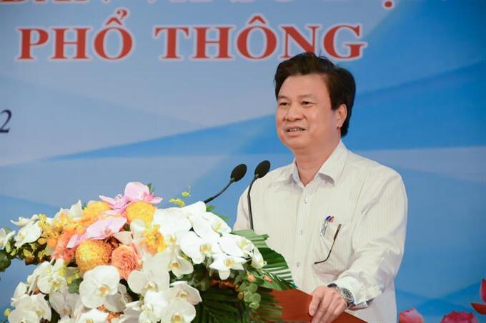 Thứ trưởng Nguyễn Hữu Độ phát biểu khai mạc và chỉ đạo Hội thảo