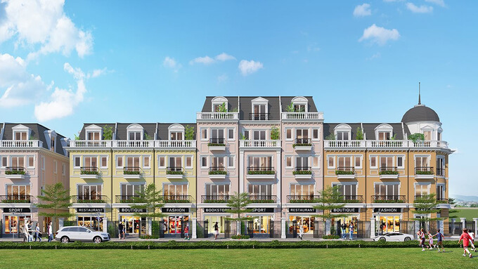 Shophouse phong cách tân cổ điển tại Eurowindow Green Park

