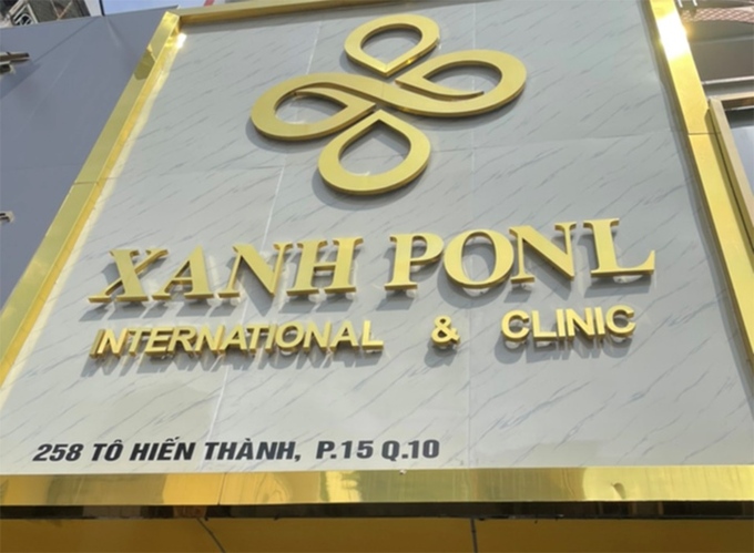 Cơ sở chăm sóc da Xanh Ponl International & Clinic bị xử phạt 160 triệu đồng và đình chỉ hoạt động 18 tháng