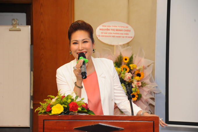 Bà Nguyễn Thị Thanh Vân - Phó Trưởng Văn phòng Đại diện Hội GDCSSKCĐ Việt Nam tại TP. HCM