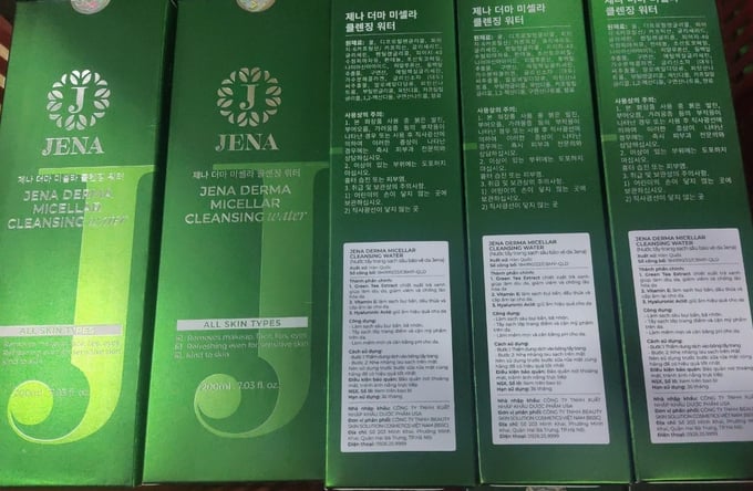 Sản phẩm Jena Derma Micellar Cleansing Water có dấu hiệu giả nguồn gốc, xuất xứ