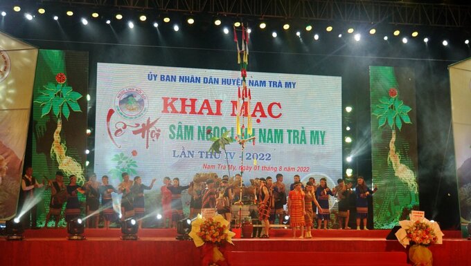 Huyện Nam Trà My, tỉnh Quảng Nam đã tổ chức lễ hội sâm Ngọc Linh lần thứ IV năm 2022