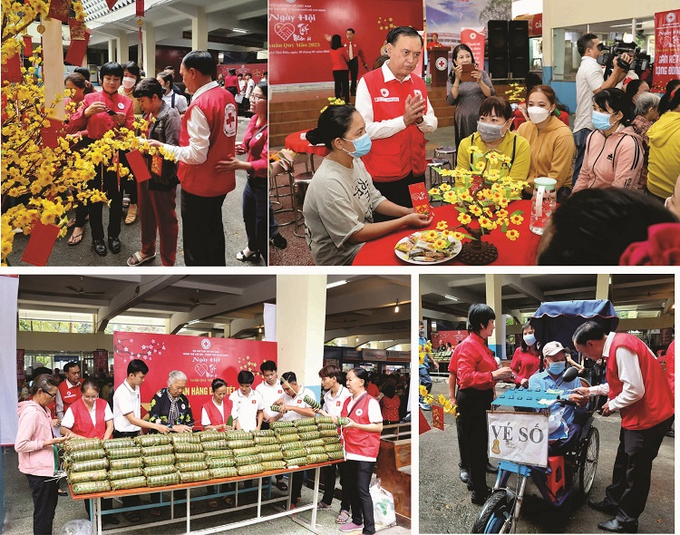 Ngày hội trao tặng 200 phần quà và nhiều hoạt động chăm lo Tết cho người dân