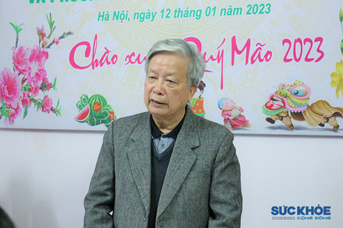 Ông Nguyễn Hồng Quân - Chủ tịch Hội GDCSSKCĐ Việt Nam phát biểu tại Hội nghị