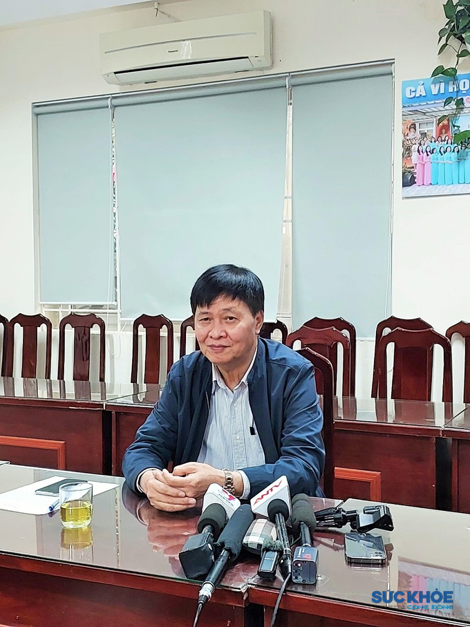 Ông Phạm Gia Hữu – Trưởng phòng Giáo dục và Đào tạo quận Thanh Xuân (Hà Nội) thông tin đến báo chí