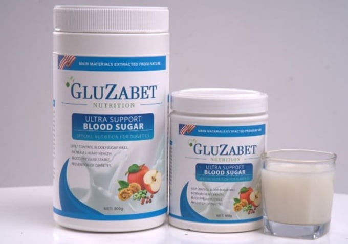 Hình ảnh Thực phẩm bảo vệ sức khỏe Gluzabet. Ảnh: VTV