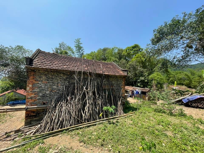 Ngôi nhà nhỏ 30m2 của gia đình nữ VĐV Cao Thị Duyên, ở thôn Quý Tân, xã Cẩm Quý, huyện Cẩm Thủy, tỉnh Thanh Hóa