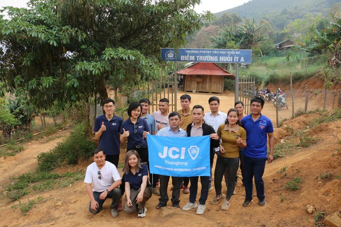 JCI Thanglong thực hiện Dự án xây dựng Cụm điểm trường mầm non, tiểu học tại Huổi Ít A, Mường Chà, Điện Biên