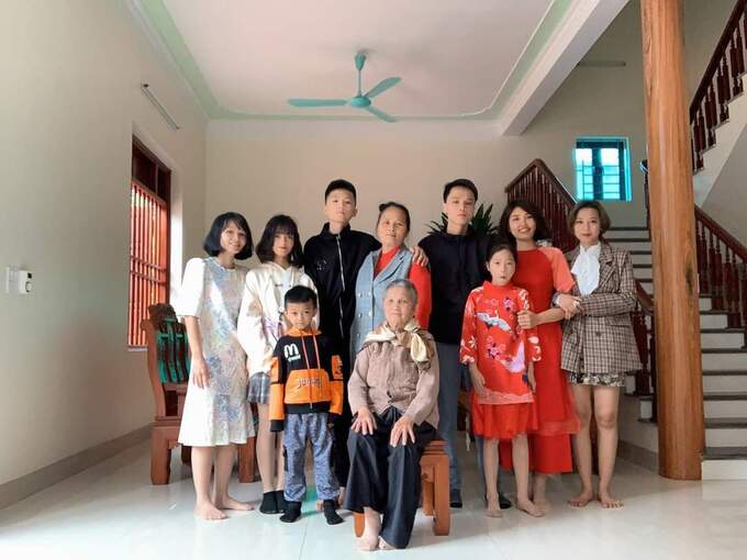 Gia đình luôn nhiệt tình ủng hộ chị Hương tham gia các hoạt động thiện nguyện