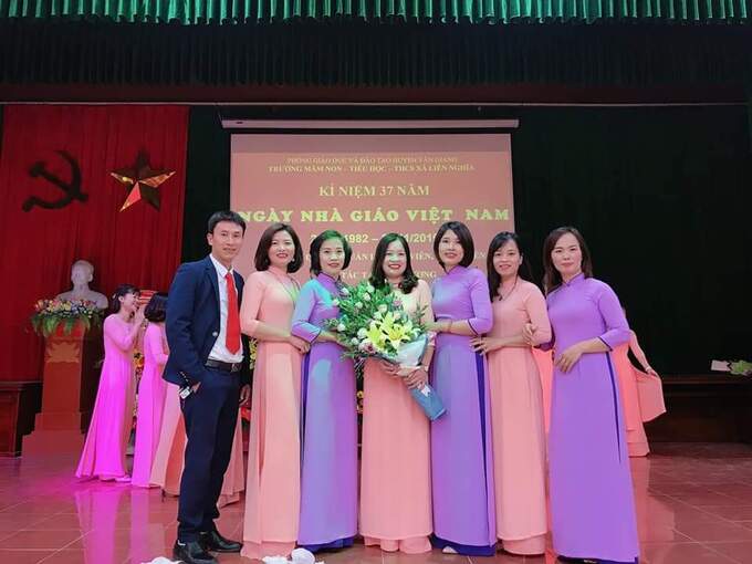 Cô giáo Lê Thị Hương được thừa hưởng sự tử tế và lòng nhân ái từ cha mẹ mình