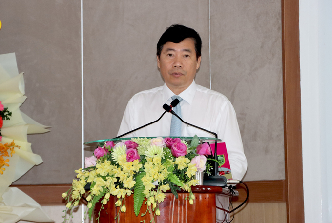 Chủ tịch Ủy ban nhân dân tỉnh Phạm Thiện Nghĩa phát biểu tại lễ khánh thành