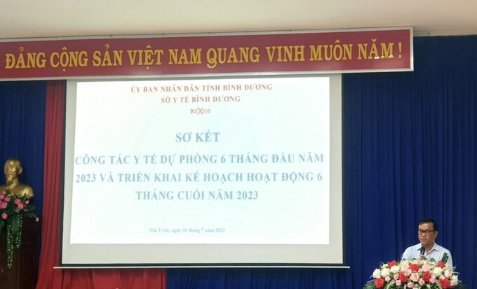 Phát biểu chỉ đạo của BS.CK2 Huỳnh Minh Chín - Phó giám đốc Sở Y tế Bình Dương
