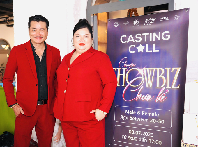 Diễn viên Andy Hoàng và diễn viên Tuyền Mập làm ban giám khảo casting phim