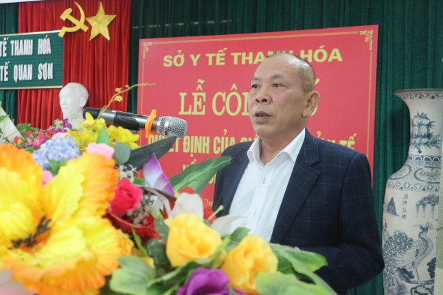 Quyền Giám đốc Sở Y tế Thanh Hóa Nguyễn Bá Cẩn.