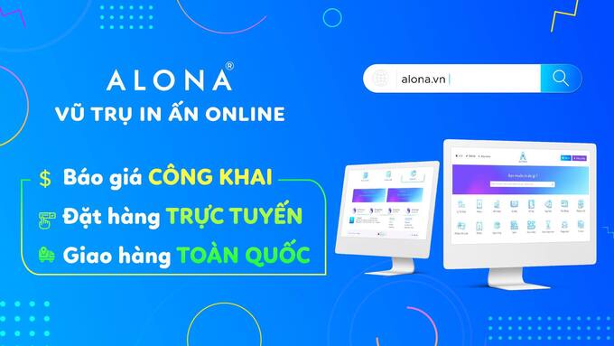 Nền tảng in ấn trực tuyến Alona