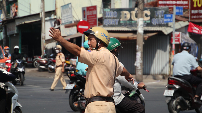 Phòng Cảnh sát giao thông Công an TP Hồ Chí Minh bảo đảm an toàn giao thông trong dịp nghỉ Lễ Quốc khánh 2/9