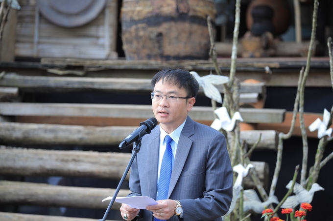 Chủ tịch UBND TP. Đà Lạt - ông Đặng Quang Tú phát biểu khai mạc