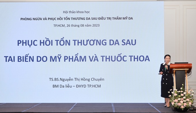 TS.BS Nguyễn Thị Hồng Chuyên báo cáo chuyên đề 