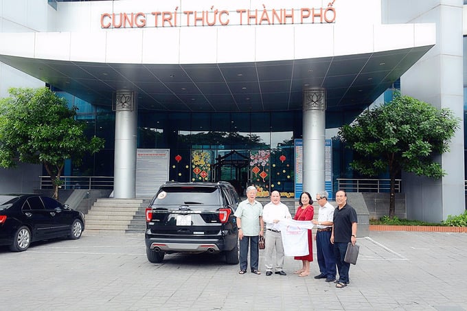 Đoàn hành trình xuyên Việt đến Hà Nội thăm văn phòng Trung ương Hội GDCSSKCĐ Việt Nam