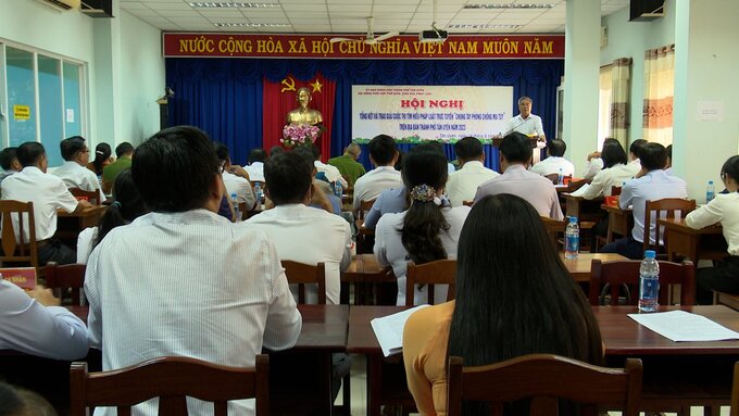 Hội nghị tổng kết cuộc thi tìm hiểu pháp luật trực tuyến “chung tay phòng, chống ma túy” năm 2023