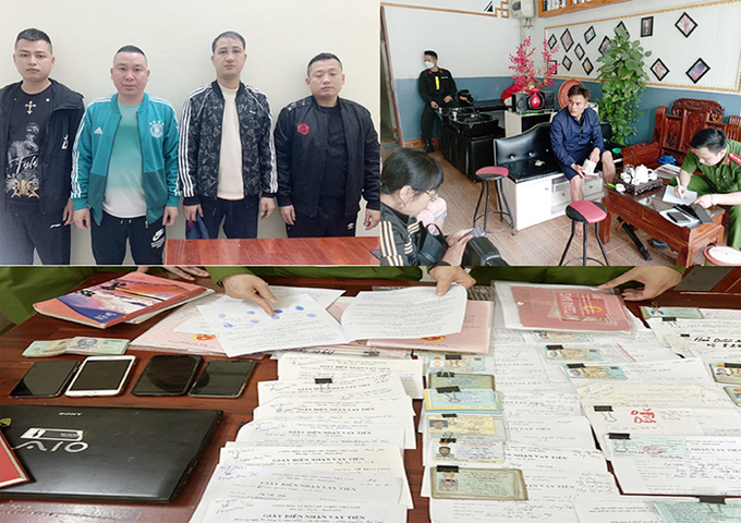 Ổ nhóm chuyên cho vay lãi nặng trong giao dịch dân sự bị Công an huyện Triệu Sơn (Thanh Hóa) đấu tranh, bóc gỡ