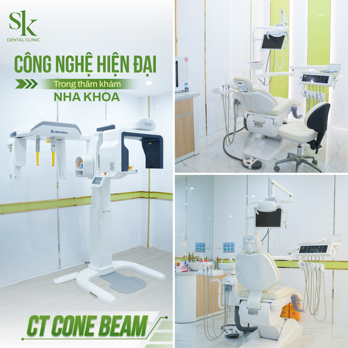 Trang thiết bị máy móc đạt chuẩn y tế tại Nha khoa SK